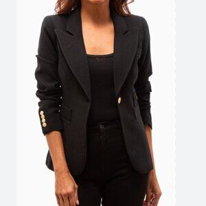 Smythe Full Back Duchess Blazer Black Size 2